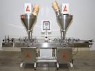 Used- All Fill Model DHAA-400 Dual Head Automatic Inline Auger Filler